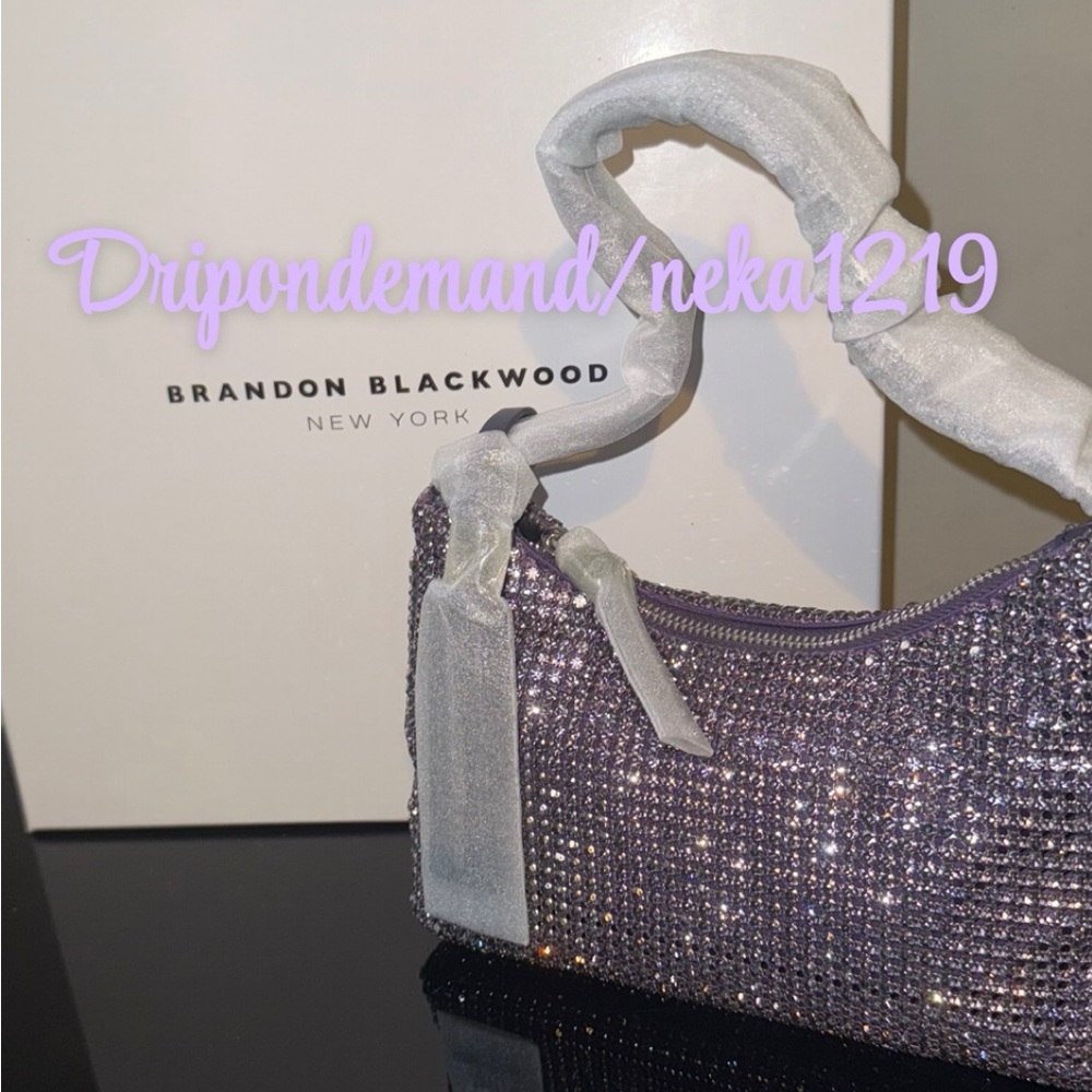 Brandon Blackwood Syl Bag- Tanzanite Grey Crystal